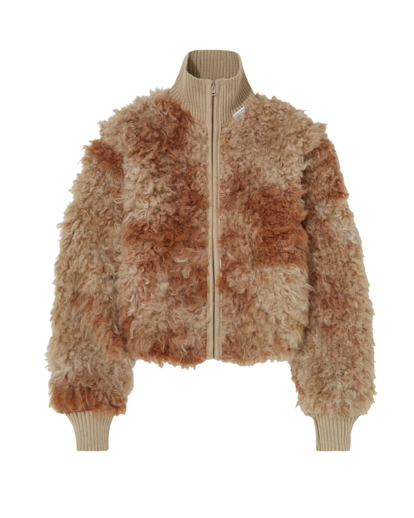 Acne studios fur jacket sale