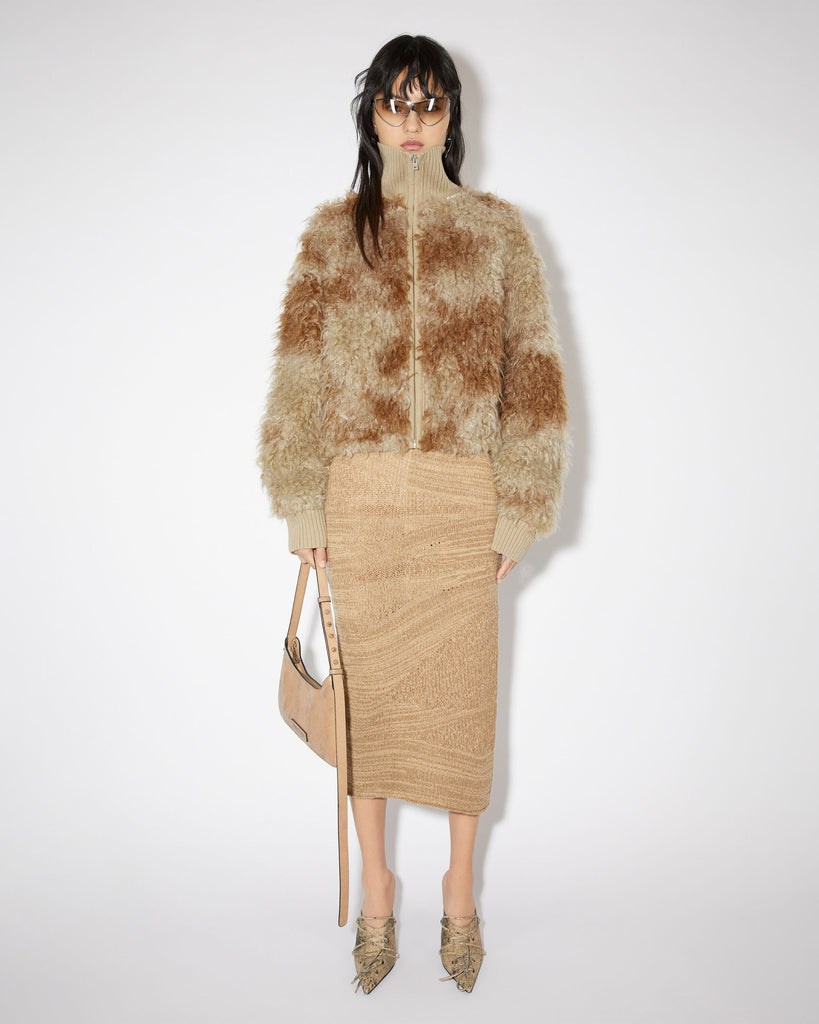 Acne studios shop faux fur coat