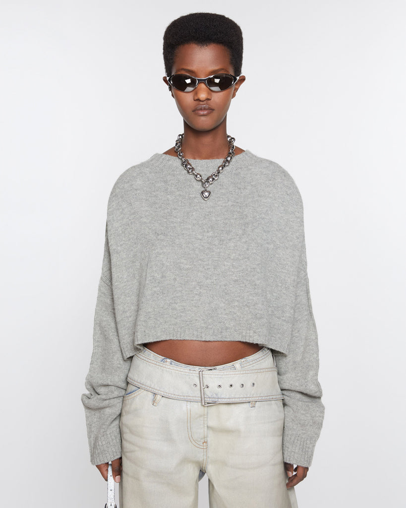 Cropped Cashmere Sweater Acne Studios WORKSHOP