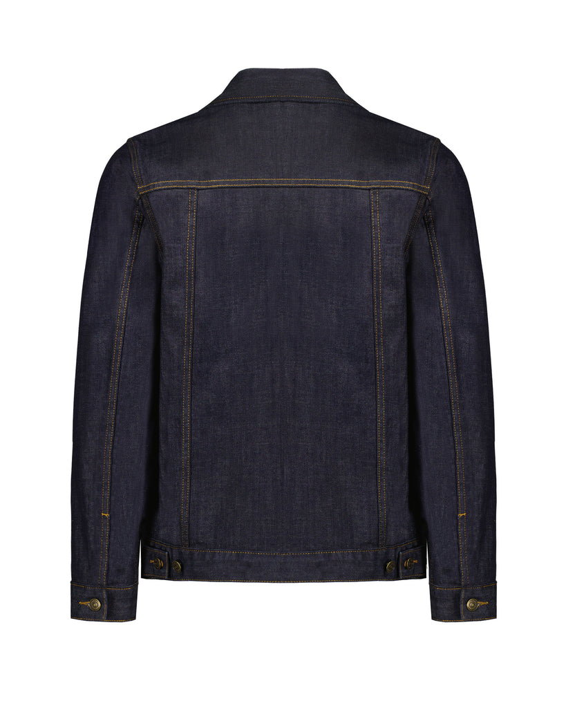 Classic Denim Jacket Dark Rinse Workshop Denim Mens WORKSHOP