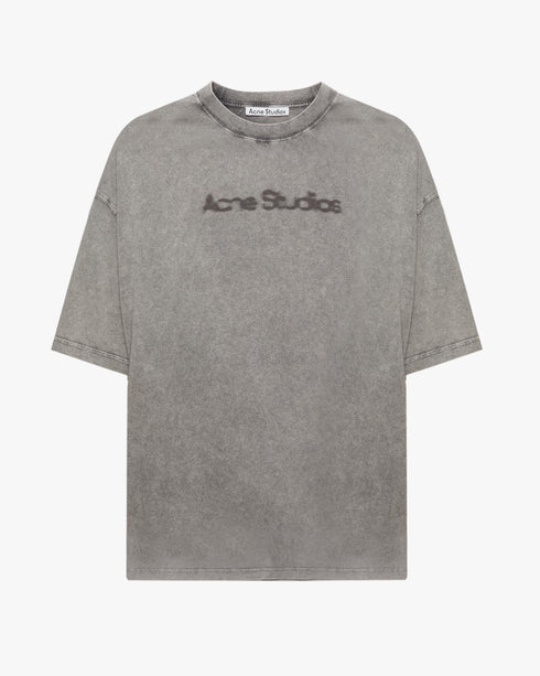 Blurred Logo Oversized T-Shirt