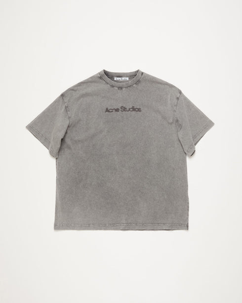 Blurred Logo Oversized T-Shirt