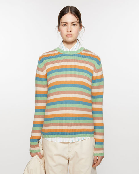 Striped Face Sweater