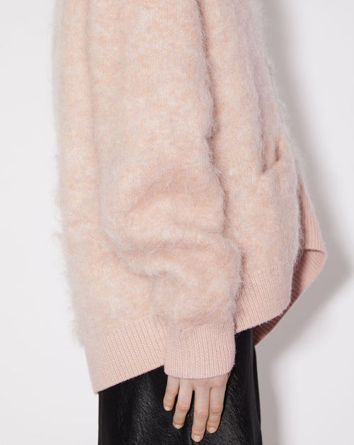 Acne Studios - Wool mohair hoodie - Faded pink