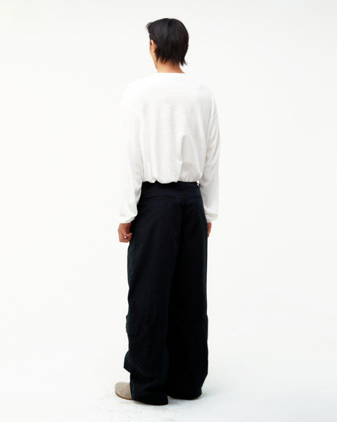 Diagonal Flap Pocket Pant