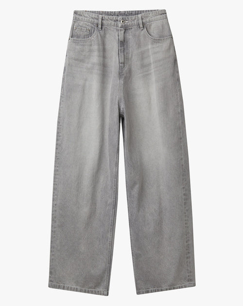 Ice Gray Wide Leg Jean