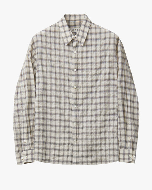 Seersucker Check Shirt