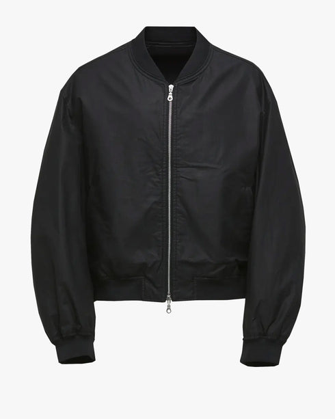 Binding Cotton Bomber Jacket