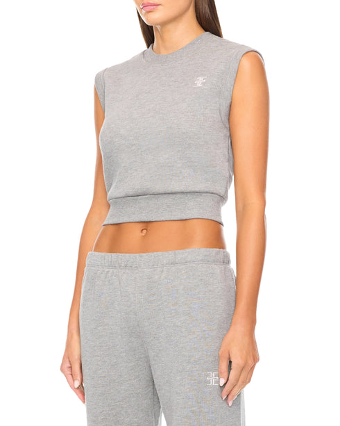 Sleeveless Crewneck Sweatshirt