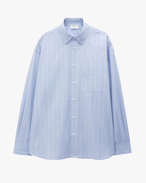 Striped Cotton Poplin Shirt