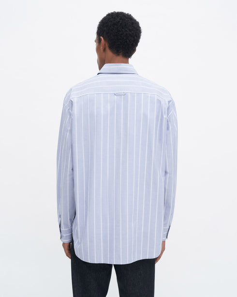 Striped Cotton Poplin Shirt