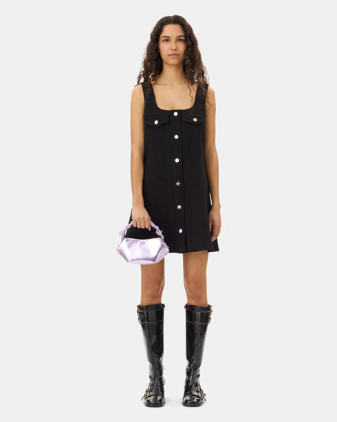 Bonded Crepe Mini Dress