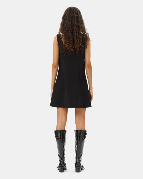 Bonded Crepe Mini Dress