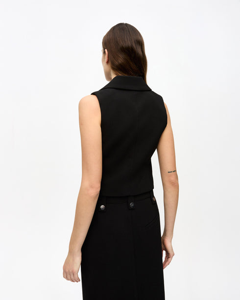 Bonded Crepe Vest
