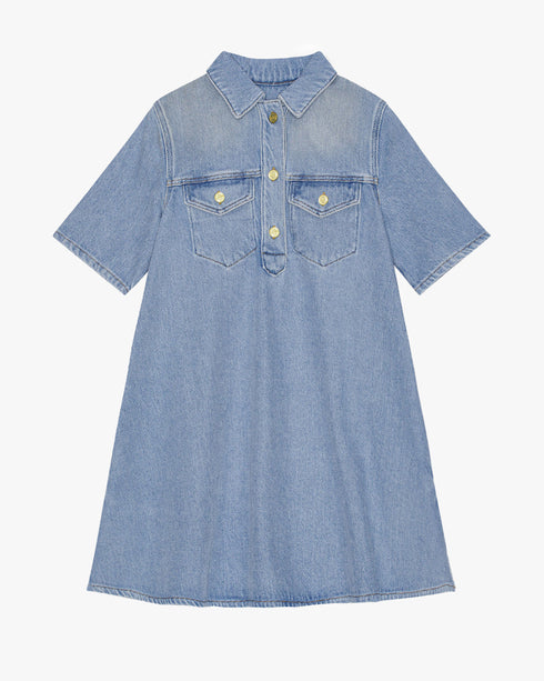 Heavy Denim Mini Dress