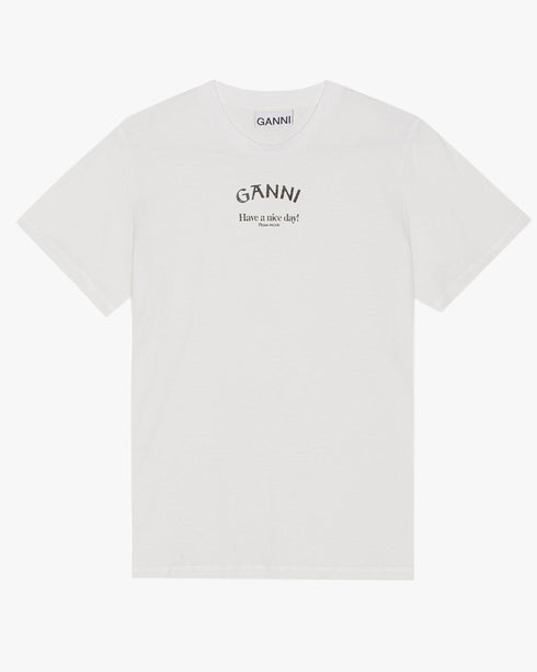 Ganni Logo Print T-Shirt