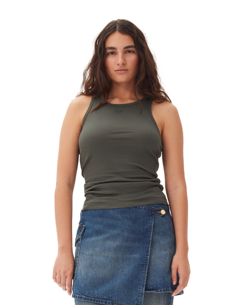 Soft Cotton Rib Tank Top