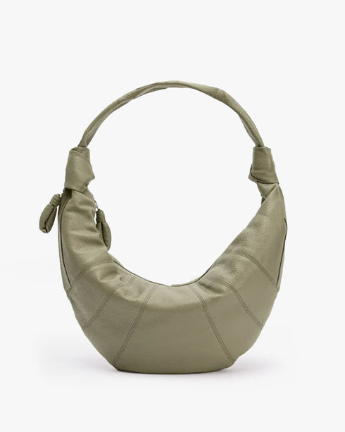 Fortune Croissant Bag - Grained Leather