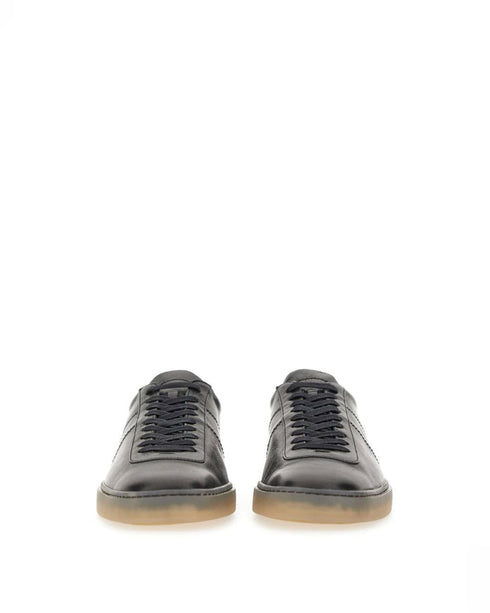 Linoleum Basic Laced Up Trainers