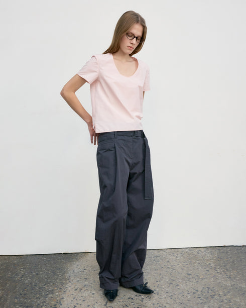 Double Belt Point Pants