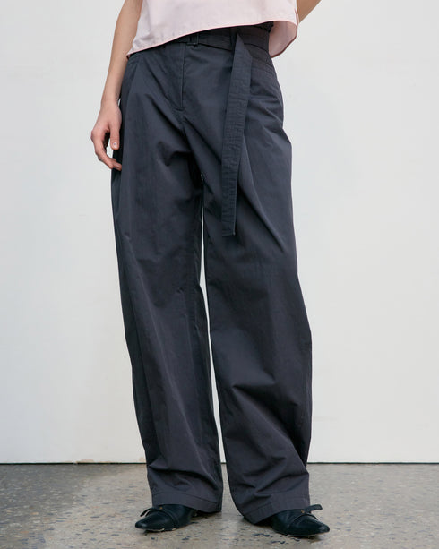 Double Belt Point Pants