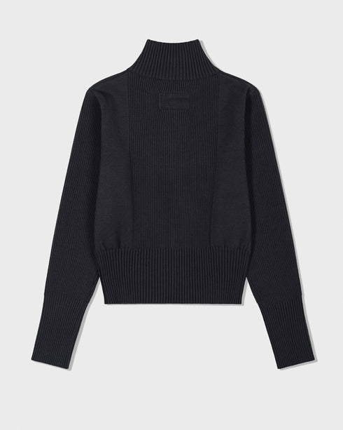 Zip Knit Sweater