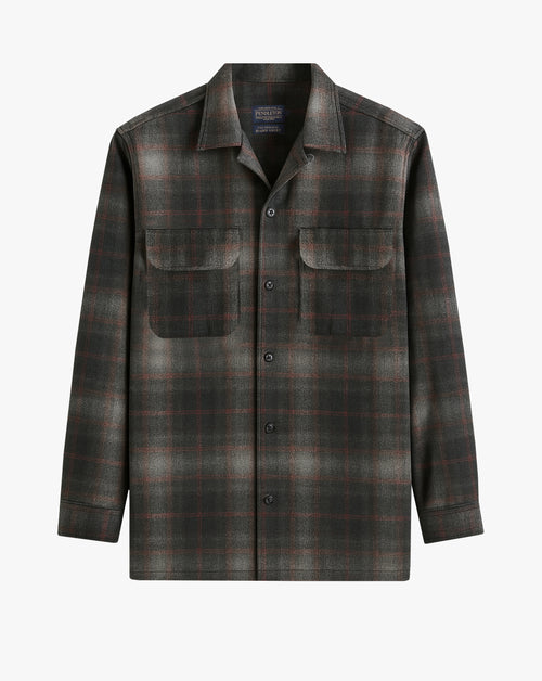Plaid Board Shirt Wool
