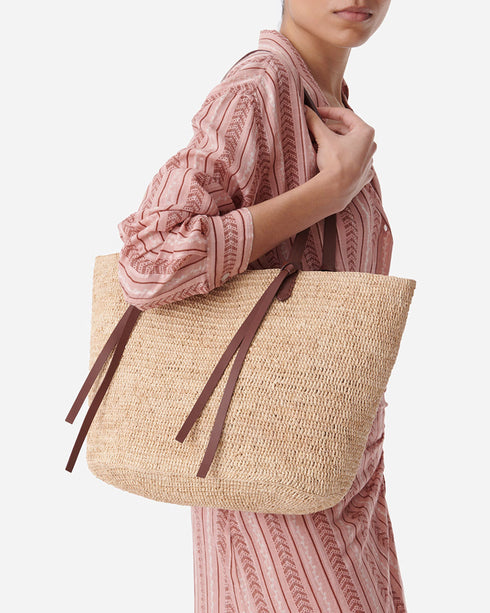 Raffia Tote Bag