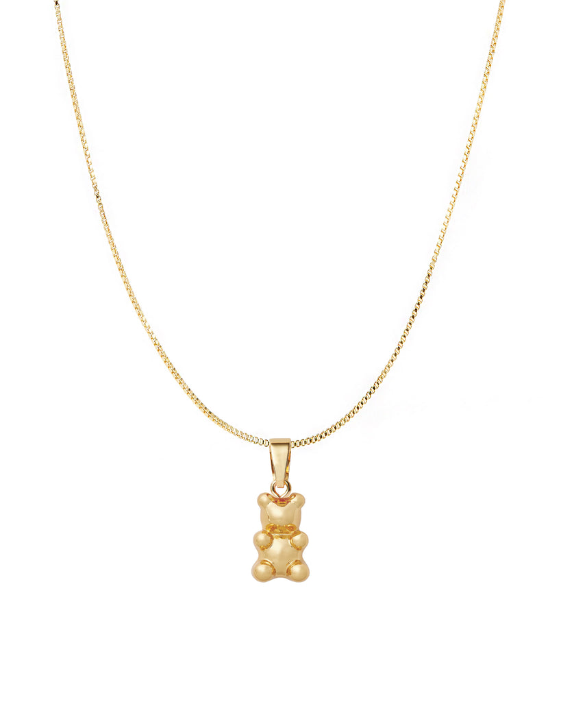 Gold Nostalgia Bear Necklace | Crystal Haze | WORKSHOP